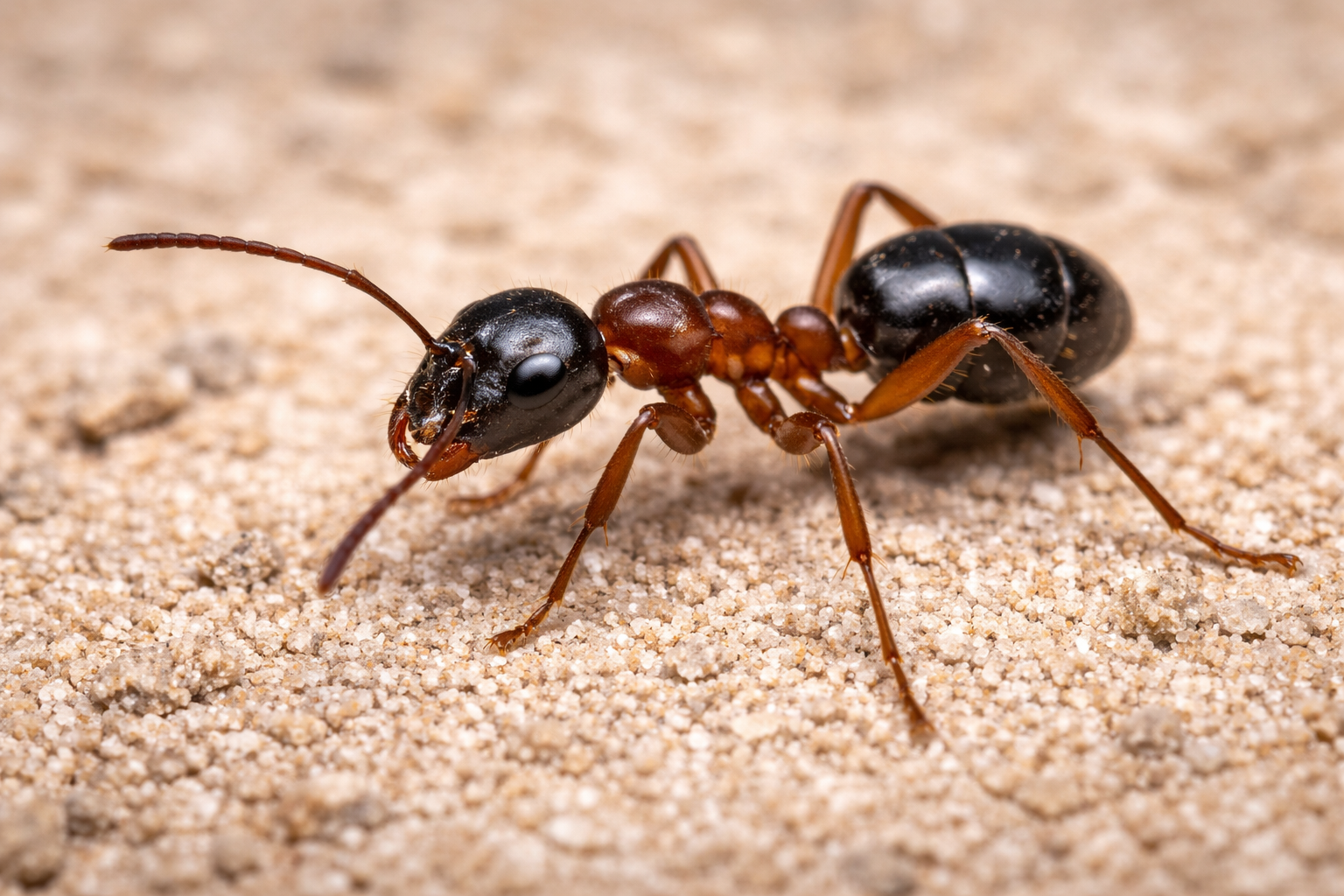 Close-up of an ant